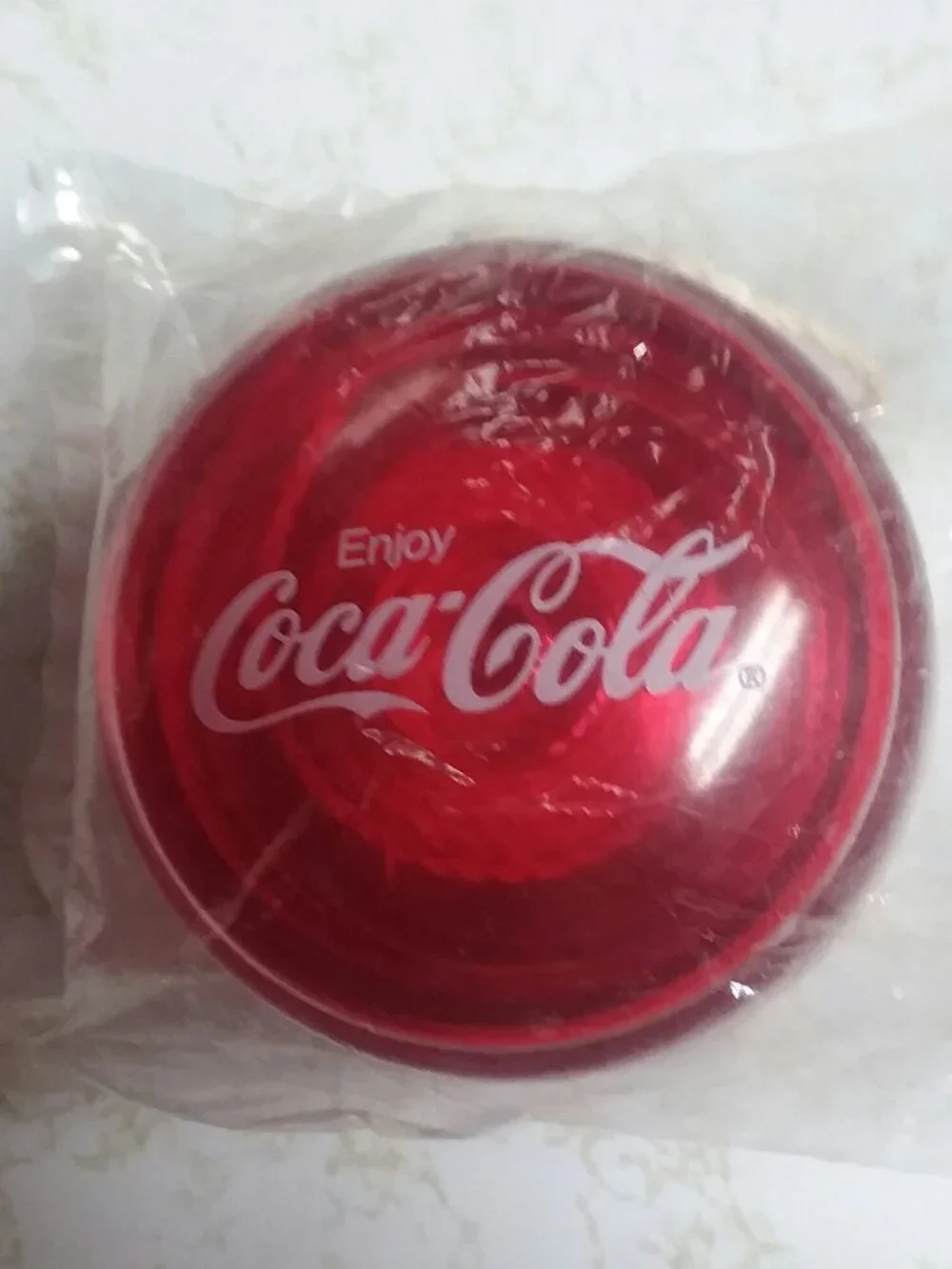 Coca Cola Coke Enjoy Yo Yo Retro Toy Brand New in Plastic Bag